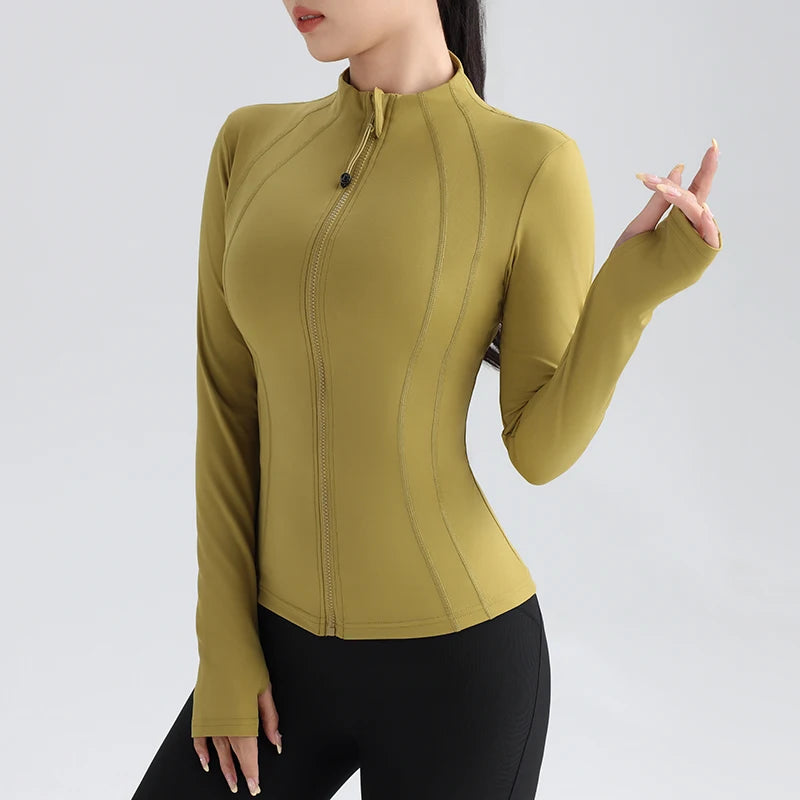 Stretch Fit Long Sleeve Jacket