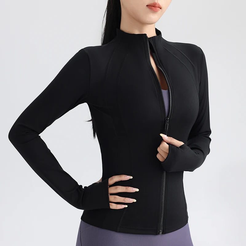 Stretch Fit Long Sleeve Jacket