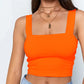 Square Neck Crop Top