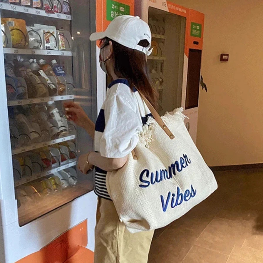 'Summer Vibes' Canvas Bag